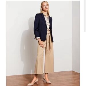 Antonio Melani Nicole Notch Collar Wool Blazer in Navy